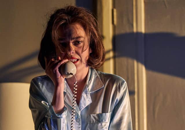 Sally Bretton as Margot in Dial M For Murder