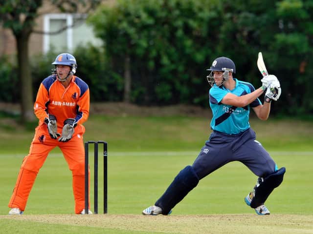 Scotland last played at Titwood in 2014 when they hosted the Netherlands in three 50-over matches. Picture: Donald MacLeod