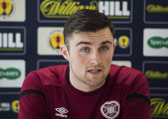 Hearts' John Souttar will try to contain Alfredo Morelos in the Scottish Cup tie against Rangers. Picture: Paul Devlin / SNS