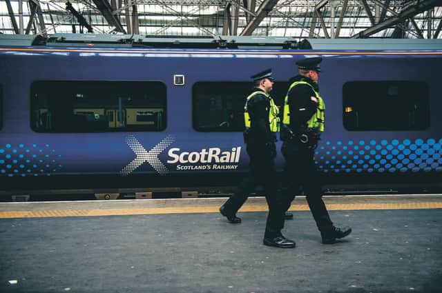 Transport police say that the incident is being investigated. Picture: John Devlin