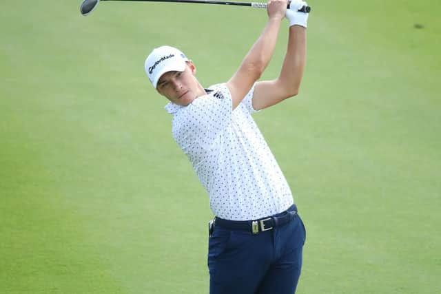 Danish 18-year-old Rasmus Hjgaard is sharing the lead in Muscat, having already won the AfrAsia Bank Mauritius Open in his rookie season on the European Tour. Picture: Getty Images