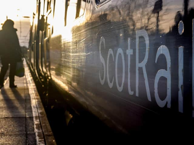 All rail services on the Perth to Edinburgh route have been suspended.
