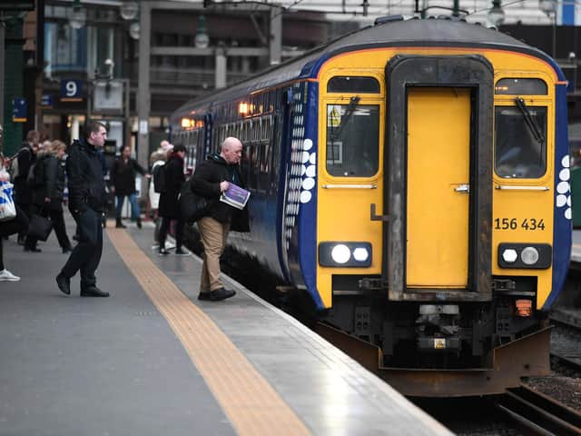 A train similar to the one used to carry the body. Picture: John Devlin