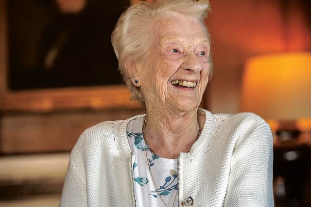Catherine Drummond, who served in the Women's Auxiliary Air Force as a radio operator. Picture: PA