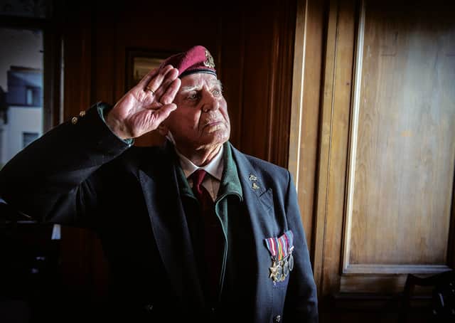 Myles Shandley, who served as a button boy in the Royal Navy during the war, taking part in both the Atlantic and Arctic convoys. Picture: PA