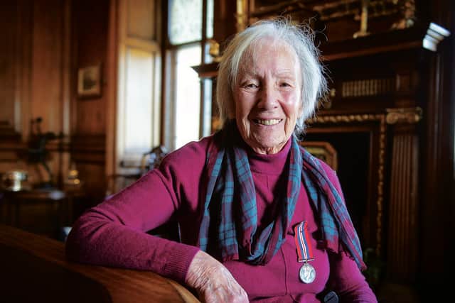 Margaret Landels, who was part of the Women's Royal Naval Reserve. Picture: PA