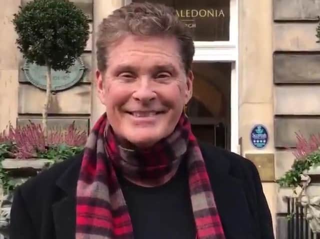 David Hasselhoff was visiting Edinburgh for a Comic Con convention when he was approached over a cameo role in Our Ladies.