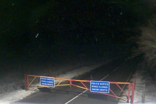 Scotland roads close due to snowy weather conditions after Met Office issue yellow warning picture: braemarscotland