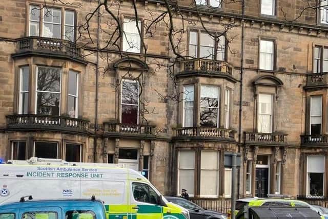 The incident occurred on Learmonth Terrace.