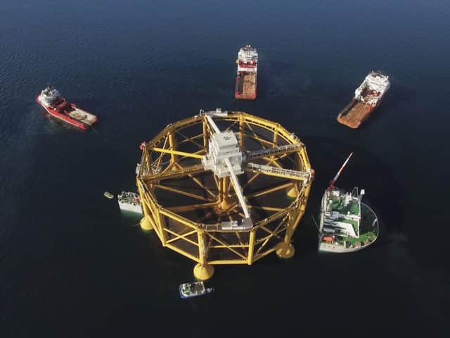 The worlds first offshore fish farm Ocean Farm 1 in Norway was established in 2017. Picture: contributed.