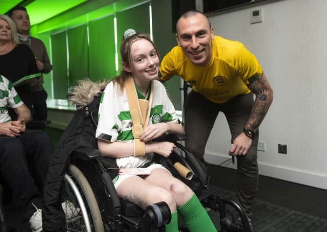 Scott Brown, meeting fans at a media session this week, says the ability to move on from disappointments  is an important asset. Picture: SNS.