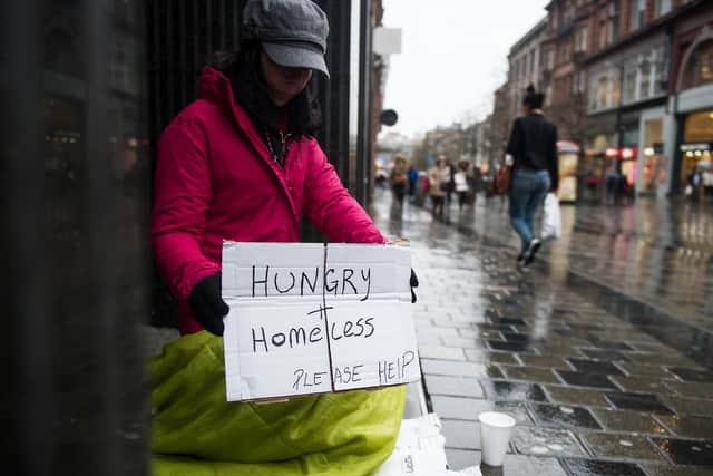The new contactless payment scheme is aimed at reducing street begging and its associated harms. Picture: John Devlin