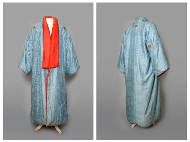 The 'Newhailes Banyan' was once worn by a Scots MP and is now on show at the V&A in London ahead of a world tour. PIC: National Trust for Scotland.