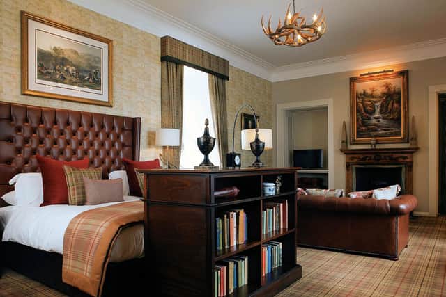 Parts of Meldrum House are up to 800 years old, and some of the rooms feature antique furnishings, while a modern block has more contemporary decor
