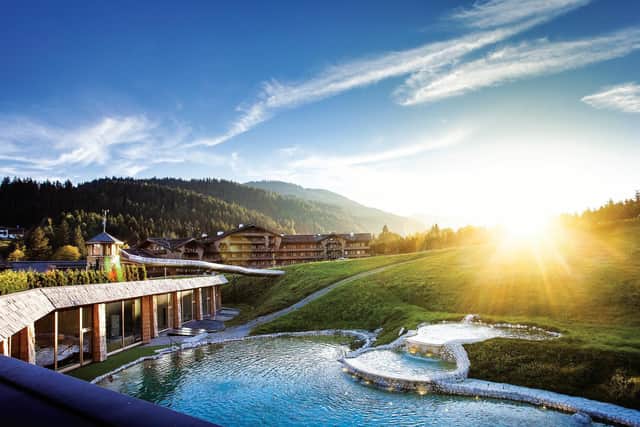 A breathtaking setting for the spa complex