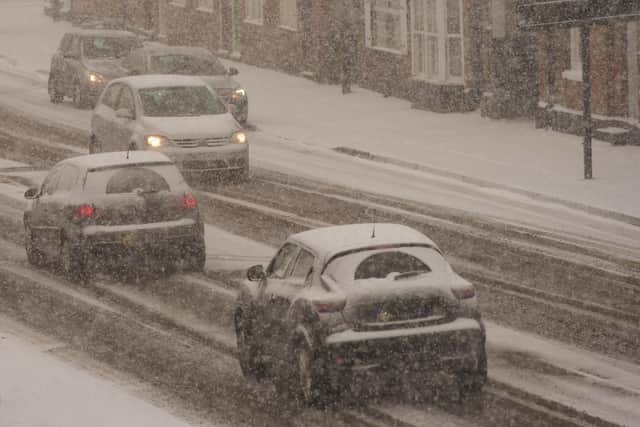 Wintry conditions are causing significant delays on many of Scotland's busiest roads this morning.