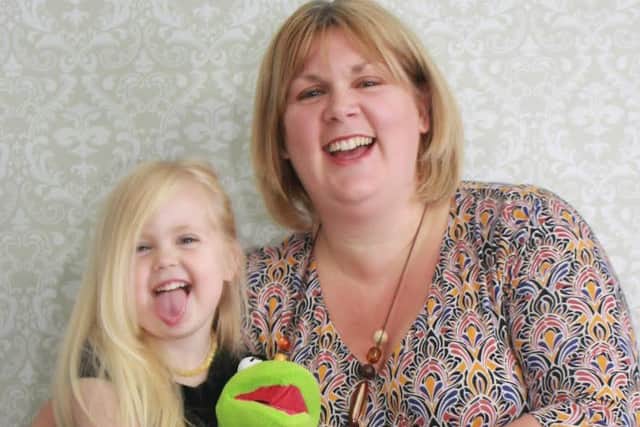 Agatha with Mum Karen in 2015.