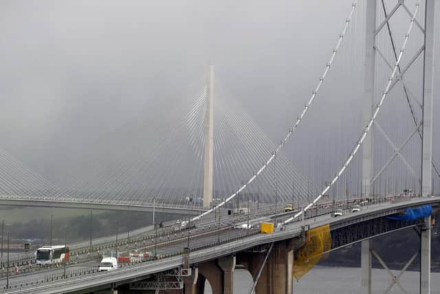 Queensferry Crossing: Bridge reopens to traffic following closure due to falling ice