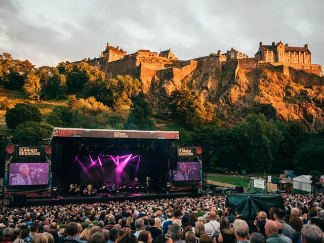 Sir Tom Jones was the first to play a 'Summer Sessions' gig in Princes Street Gardens when the open-air concert series was launched in 2018.