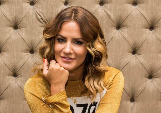 Caroline Flack wrote about the need to be kind in a social media post late last year (Picture: SWNS)