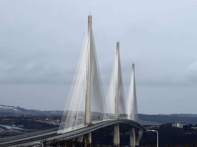 The Queensferry Crossing was closed for two days last week