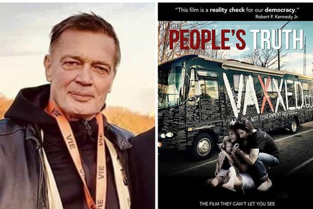 The movie Vaxxed II: The Peoples Truth is the second of two films relying on research by Wakefield, who was struck off the UK medical register in 2010. Picture: Contributed