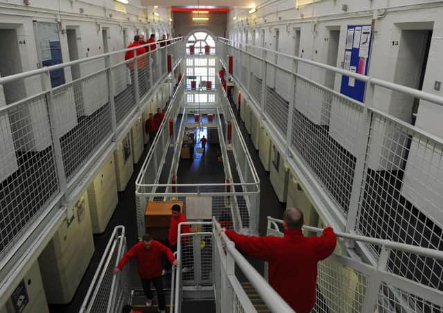 HMP Barlinnie is approximately 500 people above its capacity and is at the "biggest risk of failure"