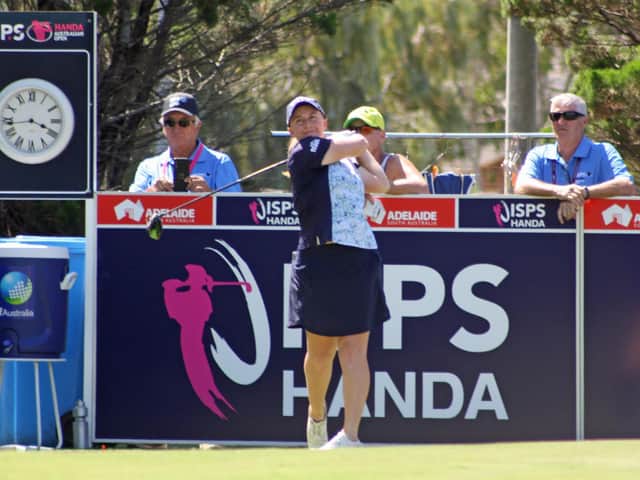 Gemma Dryburgh, who opened with a five-under-par 67, has been in Australia for the past six weeks