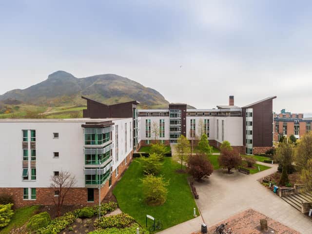 Pollock Halls sits at the foot of Edinburgh's Holyrood Park and Arthurs Seat. Picture: Contributed