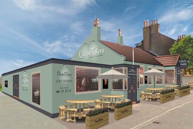 An artist's impression of the historic Chapel Tavern, set to relaunch in April. Picture: Contributed