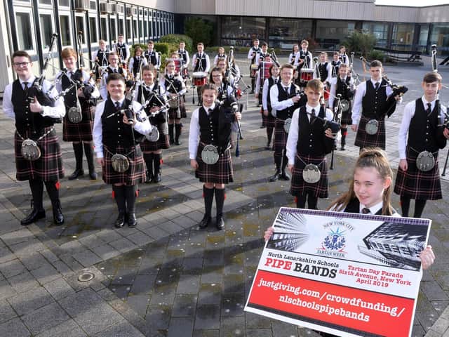 Norther Lanarkshire Schools Pipe Band is among the ensembles which could be cut under cost savings to be considered by the council.