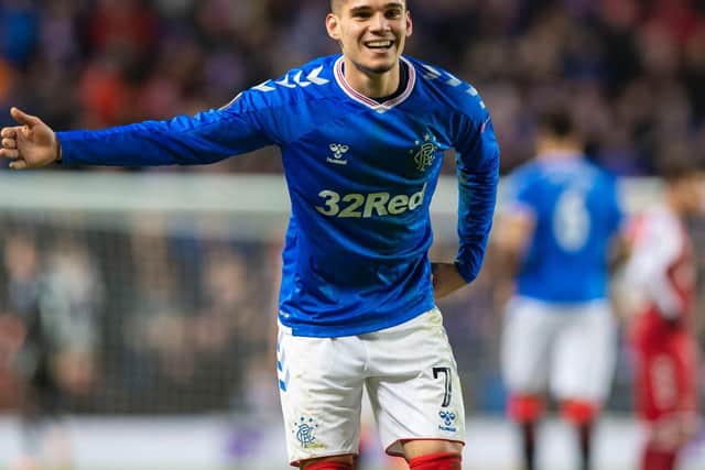 Ianis Hagi was inspirational in Rangers comeback victory. Picture: SNS