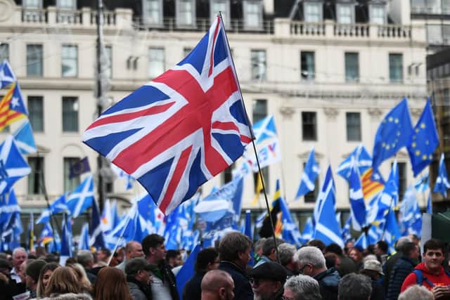 Of those surveyed nearly half fear the divisions left by the independence and Brexit battles will last a generation and may never be healed. Picture: John Devlin