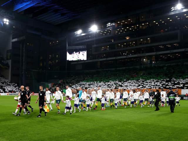Celtic were backed by a noisy away support which was praised. Picture: Getty