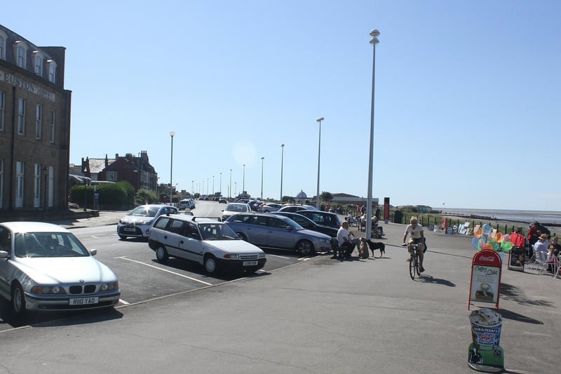 Fleetwood seafront and beach extends from Rossall Beach at Cleveleys. It follows the land peninsula into the estuary of the River Wyre, at the bottom end of Morecambe Bay.