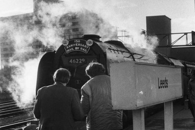 November 1980 and 150th anniversary of Mail By Rail was celebrated at Leeds City Station.