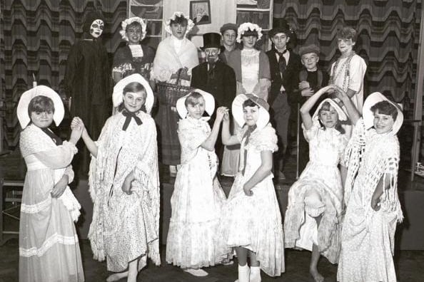 Pupils at Woodlands Middle School, Normanton, in their production of 'A Christmas Carol'