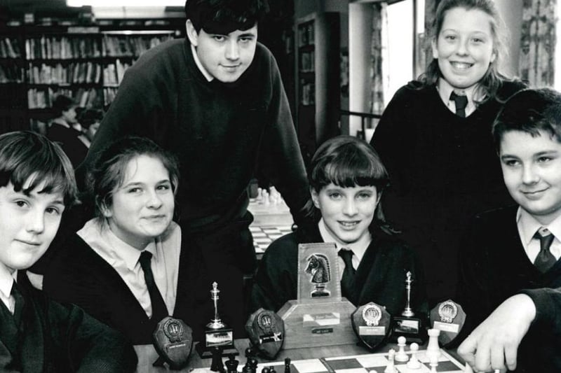 Outwood Grange School, chess champions, 1994.