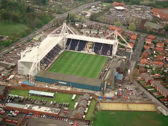 Deepdale Stadium only had two completed stands