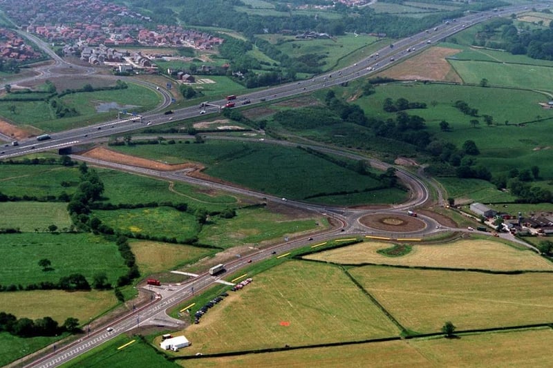 Junction 31a of the M6 motorway at Ribbleton, Preston