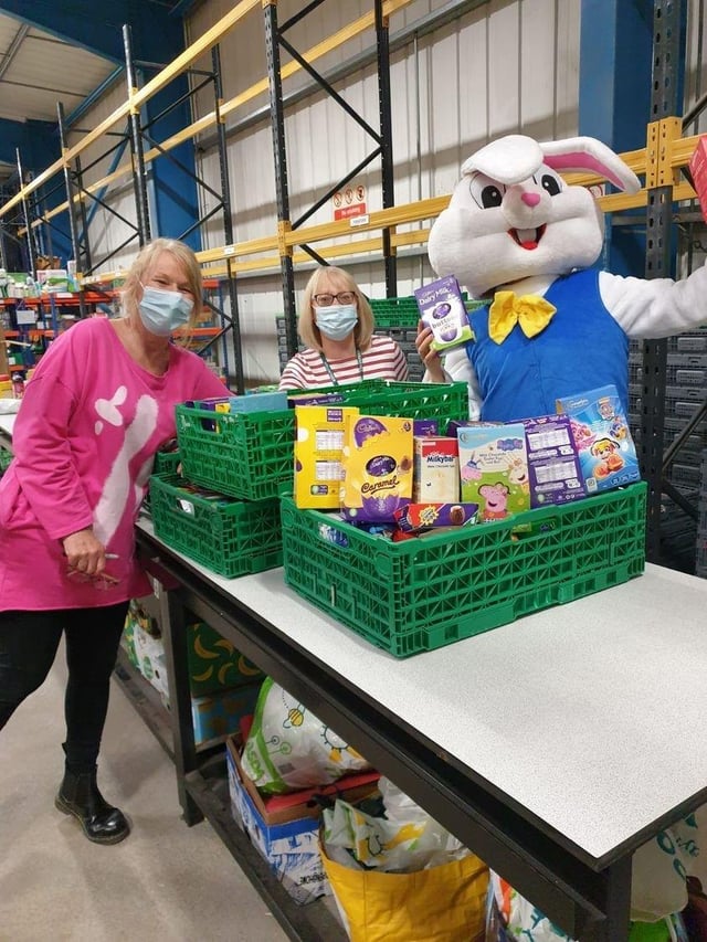 If you would like to help the bunny stock up the food banks across the East Riding you can donate by contacting natalie@ervas.org.uk or your local food bank or pantry.