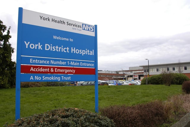 At York Teaching Hospitals NHS Trust, there were 142 members of staff off sick with Covid-19 related absences on January 2. There were an average of 133 each day between December 27 and January 2. That's an increase of 28.3 per cent week on week.