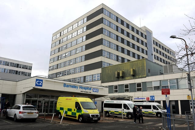 At Barnsley Hospital NHS Foundation Trust, there were 246 members of staff off sick with Covid-19 related absences on January 2. There were an average of 213 each day between December 27 and January 2. That's an increase of 95.4 per cent week on week.
