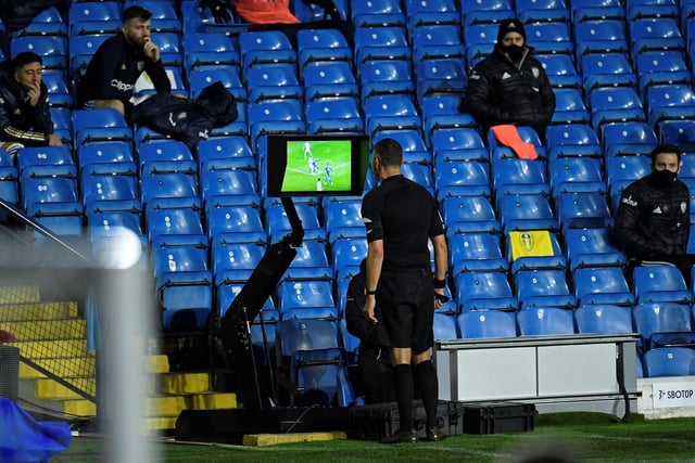 Mateusz Klich made a bad afternoon worse when, at 3-1 down at home to Leicester City, the Pole felled James Maddison right on the edge of the area. Though he first waved it away, referee Andre Marriner gave the spot-kick following a pitchside monitor consultation, and Youri Tielemans converted to make it four.