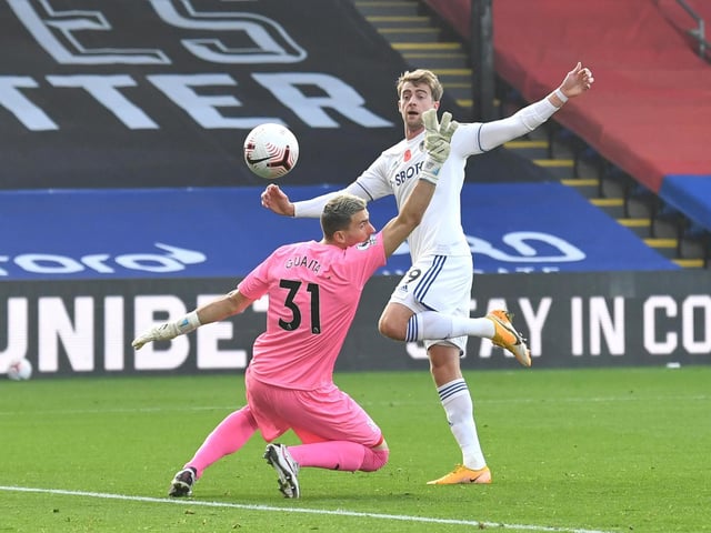 Patrick Bamford linked up with Mateusz Klich to equalise at Selhurst Park, but VAR remarkably deemed his arm, outstretched to show his teammate where his run was heading, was offside. The goal was chalked off and the Whites lost 4-1.