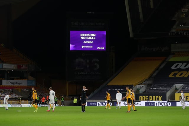 With Wolves leading by a freak goal - rebounding off Illan Meslier’s head into the net - Bamford was relieved to grab a late equaliser at Molineux, only for the VAR to confirm the on-field decision of a marginal offside. The striker tweeted: “Gutted for the lads tonight, robbed of a point but at least it’s ‘mAkInG tHe GaMe BeTtEr’.”