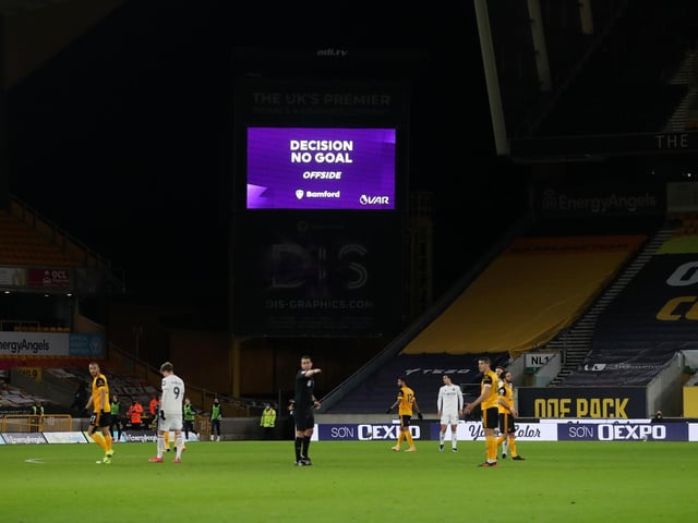 With Wolves leading by a freak goal - rebounding off Illan Meslier’s head into the net - Bamford was relieved to grab a late equaliser at Molineux, only for the VAR to confirm the on-field decision of a marginal offside. The striker tweeted: “Gutted for the lads tonight, robbed of a point but at least it’s ‘mAkInG tHe GaMe BeTtEr’.”
