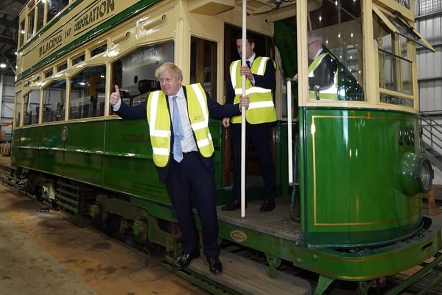 The PM likes what he sees of a vintage tram