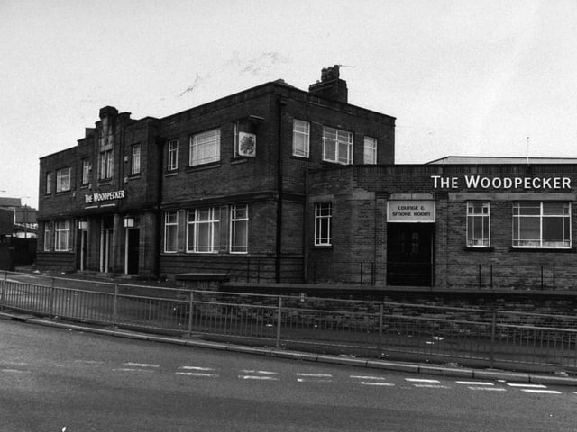 The Woodpecker pub pictured in January 1989 just months before it was demolished.