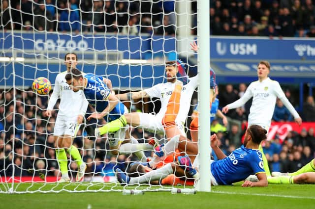 DAY TO FORGET: Everton 0-3 Leeds United. Picture: Getty Images.